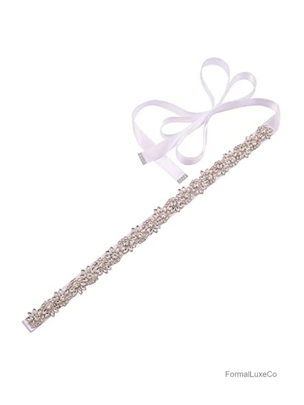 Handmade Crystal Rhinestone Sash Belt for Wedding Bride Prom